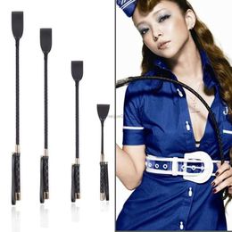 Bondage BDSM fantasy Bondage Boutique Slim Leather Riding Crop Whips paddle handle Fetish spank slave submission sex toys for couples