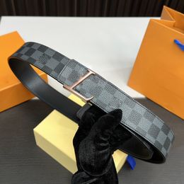 Men's Classic Plaid Gold Silver Letter Needle Buckle Belts Business Mens Belt Leather Fabric Outdoor Travel Fashion Ceinture Great Strap