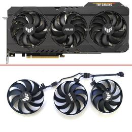 Computer Coolings Cooling Fans 3PCS 90MM 7PIN CF9010U12D For ASUS TUF RTX 3060 Ti 3070 3080 3090 OC GAMING Graphic Card