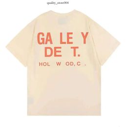Galleries Tee Depts T-Shirts Casual Man Womens Tees Hand-Painted Ink Splash Graffiti Letters Loose Short-Sleeved Round Neck Clothes 303