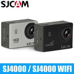 Sports Action Video Cameras Original SJCAM SJ4000 Series 1080P HD 2.0 SJ4000/SJ4000 WIFI 4K Action Helmet Camera Waterproof Camera Sports DV Car Registrar YQ240129