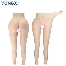 Double Elasticity Sexy Cosplay Faux Seinsen Silicone Pour Travestis Fake Bum Can Choose with Vagina or Without