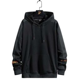 Men's Hoodies Sweatshirts Hoodies Shirt Spring Autumn Casual Loose Sweatshirt for Men Hip Hop High Streetwear Large Size New in Hoodies Zip-up 7XL 8XL J240126