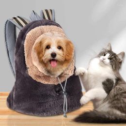 Dog Apparel Outdoor Travel Carrier For Winter Warmth Pet Bag Dogs And Cat Litter Breathable Use Pets Bags Portable