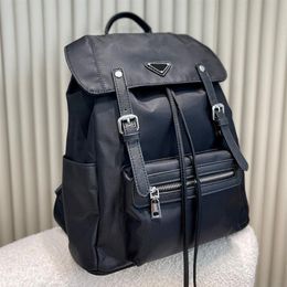 Large Nylon Backpack Mens Women Black Triangle Ruck Sack Designers Pack Womens Rucksack Handbag Purse Designers Bag Wallet Handbag262S