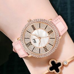 Women's fashion casual simple trend frimedary dial belt waterproof quartz watch