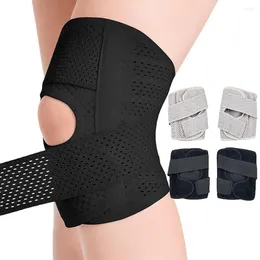 Knee Pads 1PCS Compression Pad Adjustable Professional Brace Breathable With Side Stabilisers Support