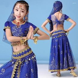 Stage Wear Belly Dance Costumes Set For Children Skirt Girls Dancing Dress Competition Clothes BellyDance