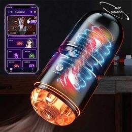 Masturbators Lifelike Male Blowjob Masturbator 10-frequency Vibration Vagina Sucking Aircraft Cup Sex Machine Pocket Pusssy Adult Sex Toy