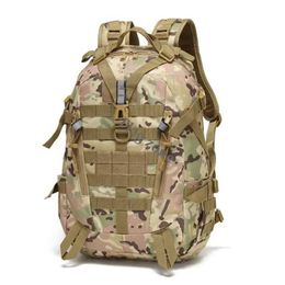 Hiking Bags Tactical Military Molle Backpack Mens Army Airsoft Camo EDC Bag Rucksack Outdoor Climbing Travel Hunting Fishing Sports Backpack YQ240129