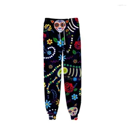 Men's Pants Mexican Day Of The Dead Pattern Sweatpants Cartoon Spring Fitness Joggers Mexico Holiday Men Cosplay Trousers