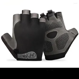 Cycling Gloves Outdoor Half Finger Fitness Men's And Women's Breathable Thin Driving Anti-Slip Wear-Resistant Sports