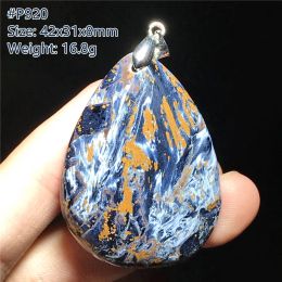 Crystal Natural Pietersite Stone Pendant Jewellery For Women Lady Men Silver Crystal Healing Luck Gift Beads Namibia Energy Gemstone AAAAA