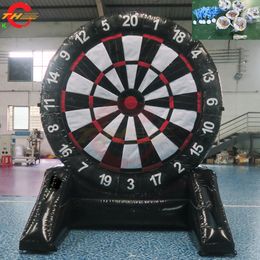 Free Door Ship! Outdoor Activities 3m-10ft High Inflatable Dart Board Black Soccer Darts Carnival Game Toys For Sale