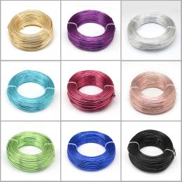 Necklace 500g 0.6/1.2/1.5/2.0/3.0mm Aluminum Wire DIY Jewelry Component Accessories Finding Making Necklaces Bracelets Crafts Supplies