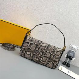 designer Womens Baguette Handbag Fashion Designers Leather Bag Serpentine Top Quality with Adjustable Length Of Shoulder Strap Mes242q