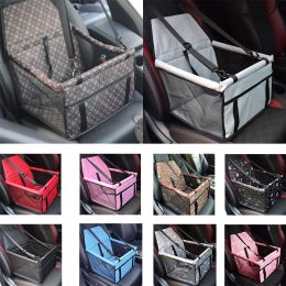 Carriers Pet Carriers Dog Car Seat Cover Carrying for Dogs Cats Mat Blanket Rear Back Hammock Protector transportin Waterproof Seat Bag