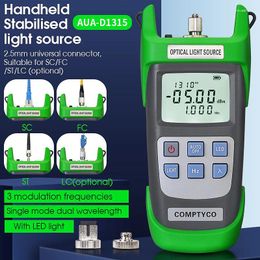 Fibre Optic Equipment AUA-D1315 Laser Source 1310/1550nm Optical Light With Power Metre