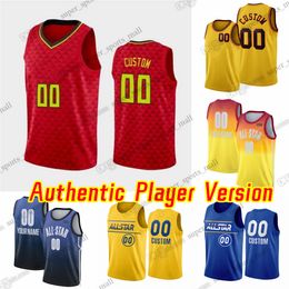 Custom Player Version Basketball 11 TraeYoung Jerseys AU Stitch 15 ClintCapela 12 De'AndreHunter 13 BogdanBogdanovic 5 DejounteMurray 17 OnyekaOkongwu Bufkin