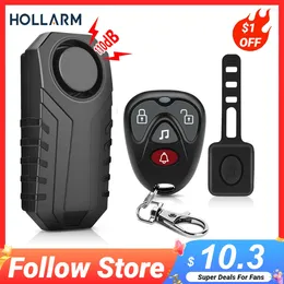 Alarm Systems Hollarm Wireless Bicycle Remote Control Waterproof Electric Motorcycle Scooter Bike Security Protection Anti Theft Alarms