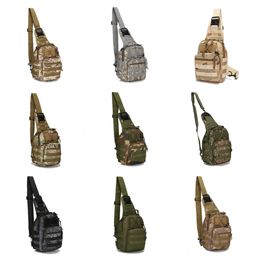 Outdoor Bags Sale 12 Color 18*13*28cm Sports Shoder Military Cam Hiking Bag Hunting Backpack Utility Chest Drop Delivery Outdoors Dhcoa