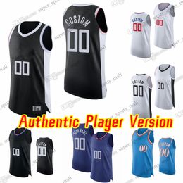 Custom Player Version Basketball Kawhi 2 Leonard Jerseys AU Stitch 1 James 13 Paul Harde n George 24 Norman 17 P.J. Powell Tucker 40 Ivica Zubac 14 Terance Mann Hyland