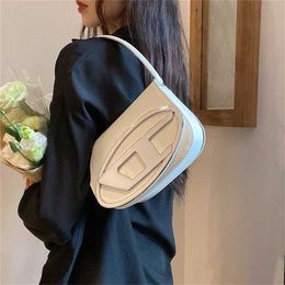 62% OFF Designer bag Summer New Fashionable Street Shooting Letter Dingdang Single Shoulder Oblique Straddle Flip Saddle Bag