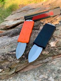 CNC MICRO TECH Exocet OTF Money Clip AUTO Knife Double Edge Blade, Aviation Aluminium Handles,Camping Outdoor Tool EDC Pocket Knives BM 3300 4600