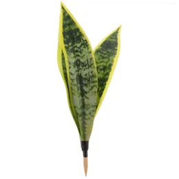 Decorative Flowers Ornament Artificial Tiger Snake Plant Fake Sansevieria Lifelike Decor Outdoor Plants Faux