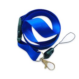 Necklaces Key Chain Neck Straps Plain"ROYAL BLUE"Color Lanyard Necklace Cell Phone Holder ID Badge Holder Neck Straps 12pcs/lot Wholesale