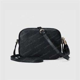 2021 soho disco camera bag Crossbody Womens Shouler Bags black Leather Clutch Backpack Wallet Fannypack 308364 21 15 7cm #XYB011511