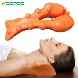 1 PC Trapezius Trigger Point Massager Tool Occipital Release Head Shoulder Blade Acupressure MassagerNeck Hump Corrector 240118