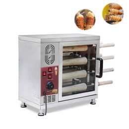 Chimney Cake Oven Hungarian Kurtos Kalacs Machine Chimney Rollers Machine Stainless Steel Bread Roll Ice Cream Machine