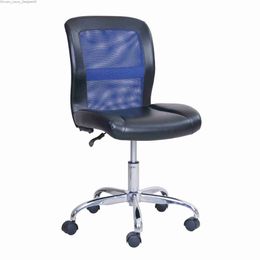 Other Furniture Mainstays Mid-Back Vinyl Mesh Task Office Chair Black and Blue computer chair Q240129