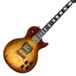 Custom Shop, Made in China, LP Custom High Quality Electric Guitar,Rosewood Fingerboard,Gold Hardware,Free