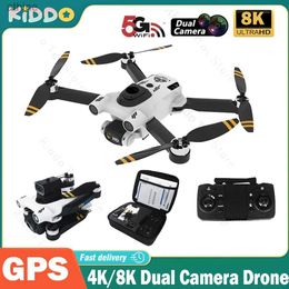 Drones S136 Pro RC Drone 8K/4K HD Dual Camera Professional 5G Aerial Photography GPS Obstacle Avoidance Brushless Quadcopter Helicopter YQ240129