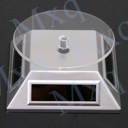 Jewellery Dispaly platform Exhibition Stand Solar Auto Rotating Display Stand Rotary Turn Table Plate For mobile MP4 Watch Jewellery V207v