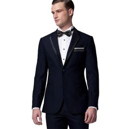 Black Mans Suit For Wedding Business Suit Dinner Suit Wedding Dress Prom Dresses Evening Dress Two Piece SuitJacketPants 240123