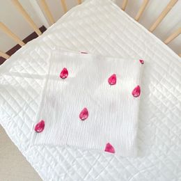 Blankets Soft Baby Blanket For Girls Boys Cotton Unisex Receiving Swaddle
