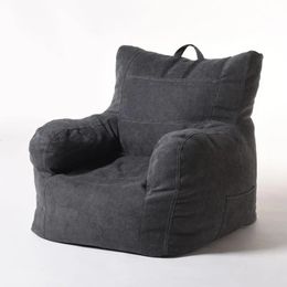 Croker Horse Lazy Sofa Bean Bag Covers Solid Single Chair Cover Without Filler/Inner Pouf Puff Soft Couch Tatami Living Room 240118