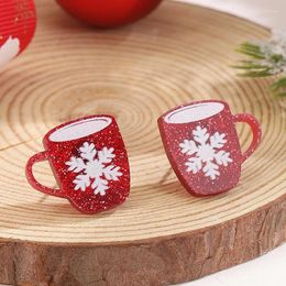 Stud Earrings Lovely Christmas Stockings Hat For Women Xmas Sock Acrylic Year Party Jewellery Gift