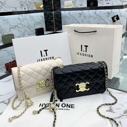 Small Women's 2021 New Fashion Trend Chain Diamond Grid , Single Shoulder 2024 New Design Fashion 78% Off Store wholesale