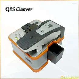 Fibre Optic Equipment Q1S Fully Automatic Electric Cleaver Rechargeable Three In One Clamp Slot Cutting Tool Optical