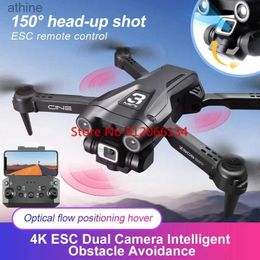 Drones WIFI FPV MINI 4K ESC HD Dual Camera Remote Control Drone 2.4G Three-sided Obstacle Avoidance Optical Flow Hover RC Quadcopter YQ240129