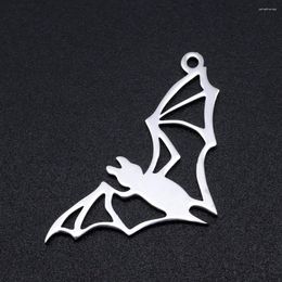 Charms 5pcs/lot 316 Stainless Steel Bat Pendants Wholesale Top Quality Jewellery Making Never Tarnish