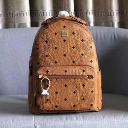 Versione coreana di alta qualità dello zaino M punk borsa da scuola per studenti maschi e femmine borsa da viaggio di grande capacità firmata moda zaino263A