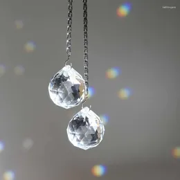 Chandelier Crystal 20pcs Tear Drop Clear Crystals Glass Ball Shinning Prism Sun Catcher DIY Pendants Accessories 20/30/40cm