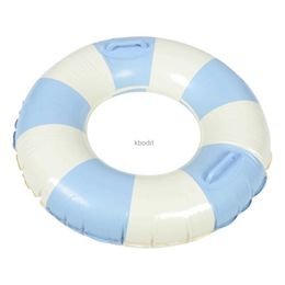 Other Pools SpasHG Striped Swim Ring Arm Float Swimming Rings Inflatable for Children Floaties Toys Adult Thicken Floats Kids YQ240129