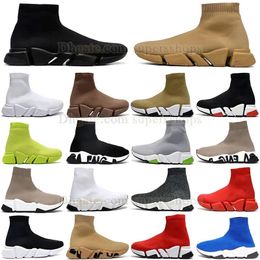 Trainers Speeds 2.0 Shoes Platform Casual Shoes Men Women Designer Black White Tripler Paris Socks Boots Runners Light Graffiti Vintage Sneakers tennis walking shoe