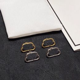 Gold Stud Earings Men Designer Earring For Women Jewelry Luxurys Silver Earrings B Studs Diamonds Hoops Boucles Bijoux De Luxe 202238j